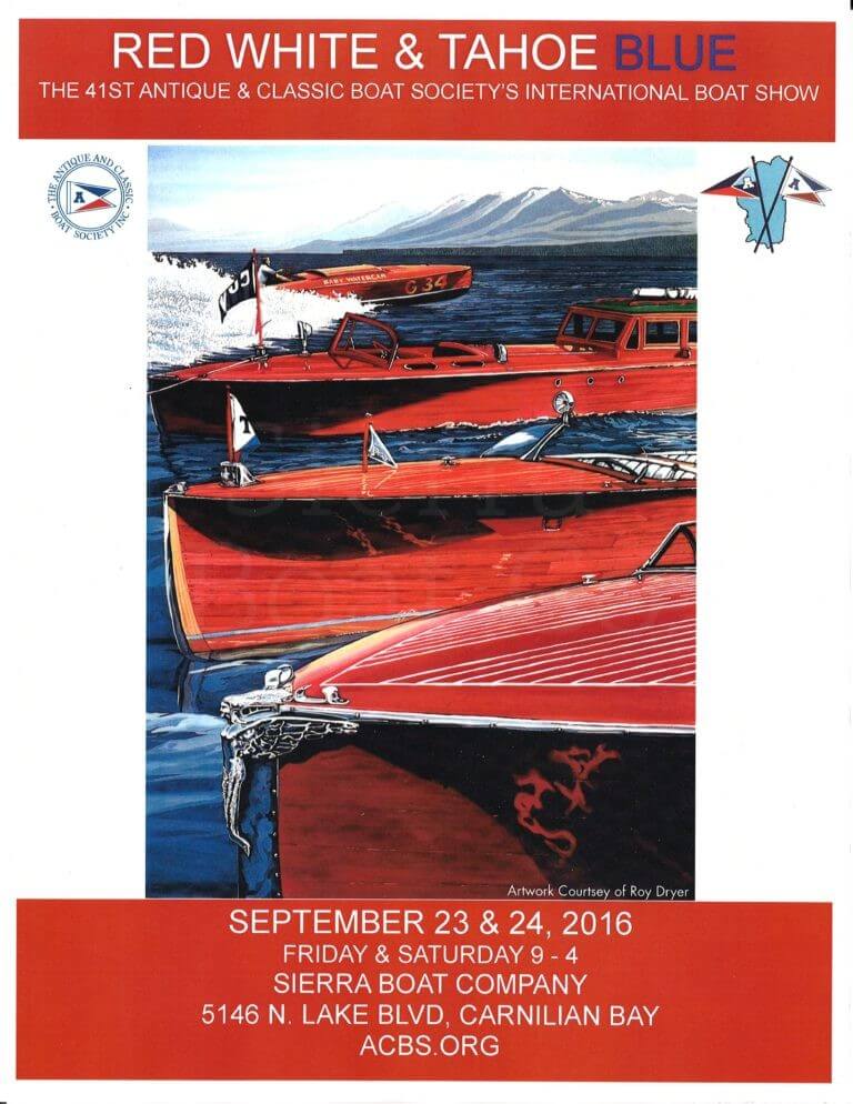 ACBS International Boat Show Sept. 2324 Sierra Boat Company