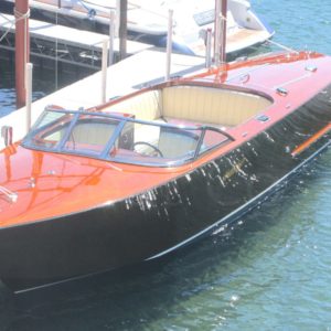 The contemporary Sport Boat model by Hacker Boat Company