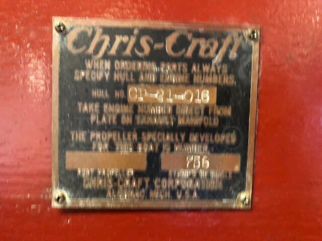 1955 Chris Craft 21ft Capri