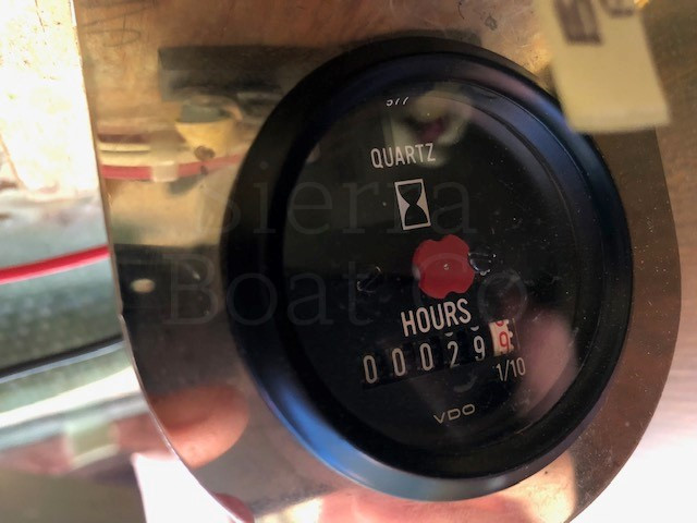 A close up of a meter